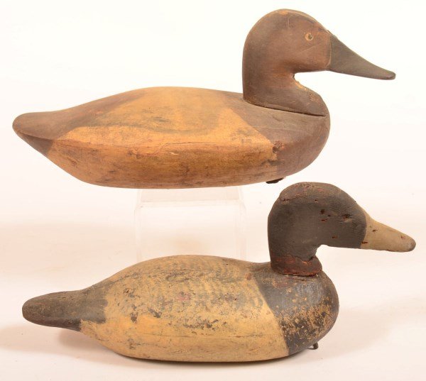 Two Various Vintage Unsigned Decoys. (1 of 3)