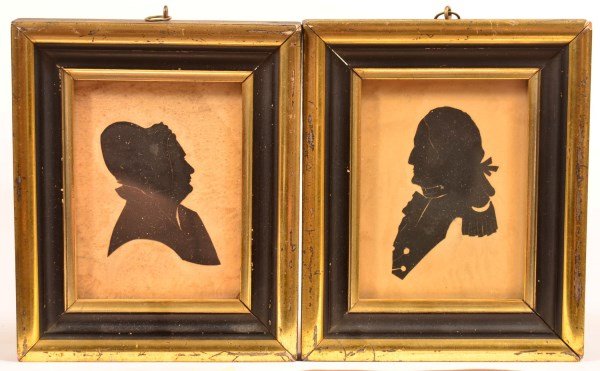 Pair Silhouttes - George and Martha Washington (1 of 4)