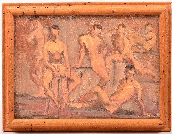 J.R. Conner  Impressionistic Oil on Canvas. (1 of 3)