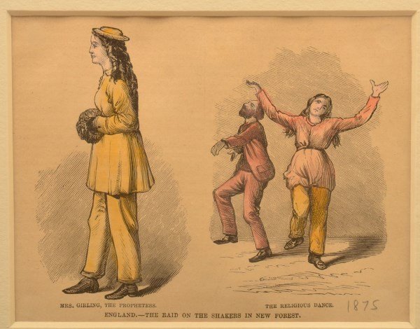 Hand Colored Print Depicting Mrs. Girling. (1 of 2)