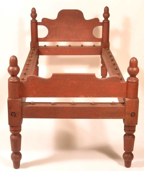 Pennsylvania Country Sheraton Rope Bed. (1 of 2)