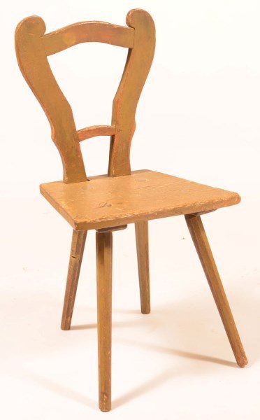 Late 18th/Early 19th Century Milking Stool. (1 of 2)