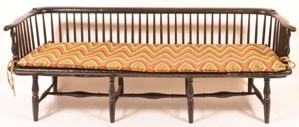 Philadelphia Windsor Settee. Circa 1765-1780 (1 of 4)