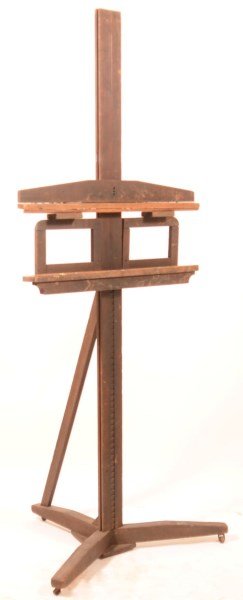 Victorian Area Mixed Wood Adjustable Easel. (1 of 1)