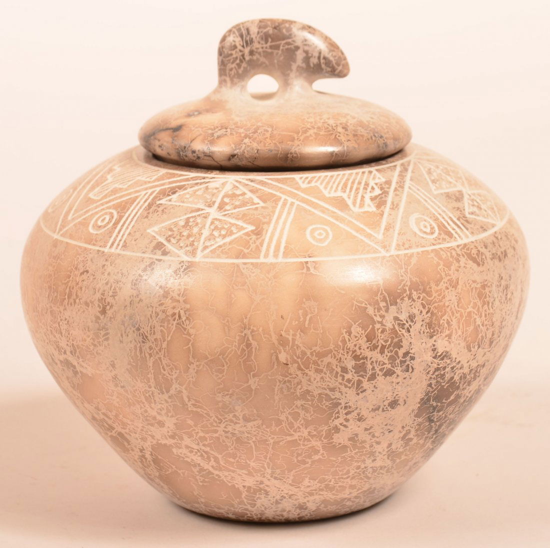 Large Acoma Jar by Gary Louis, b. 1959. (1 of 3)