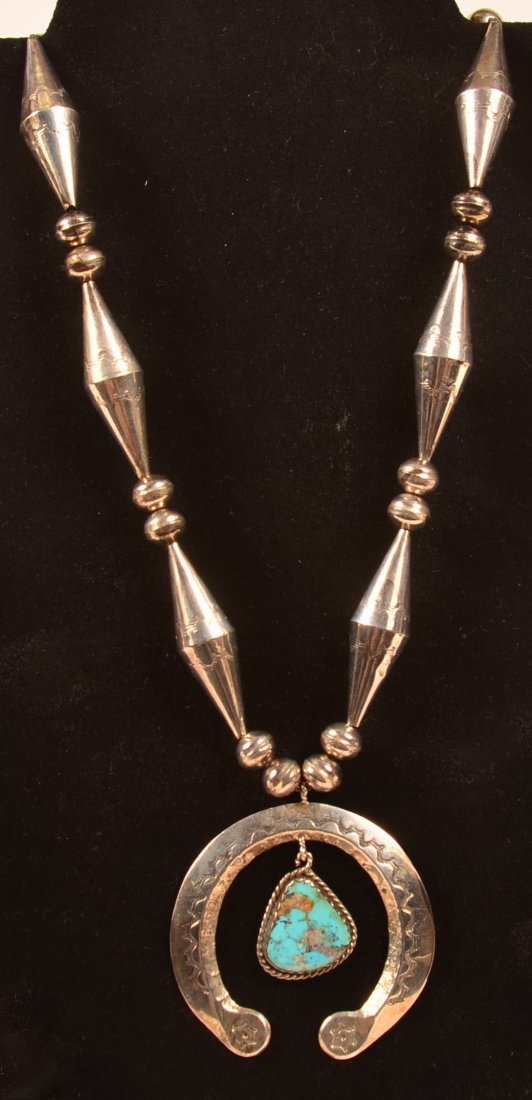 Navajo Sterling Silver Necklace (1 of 4)