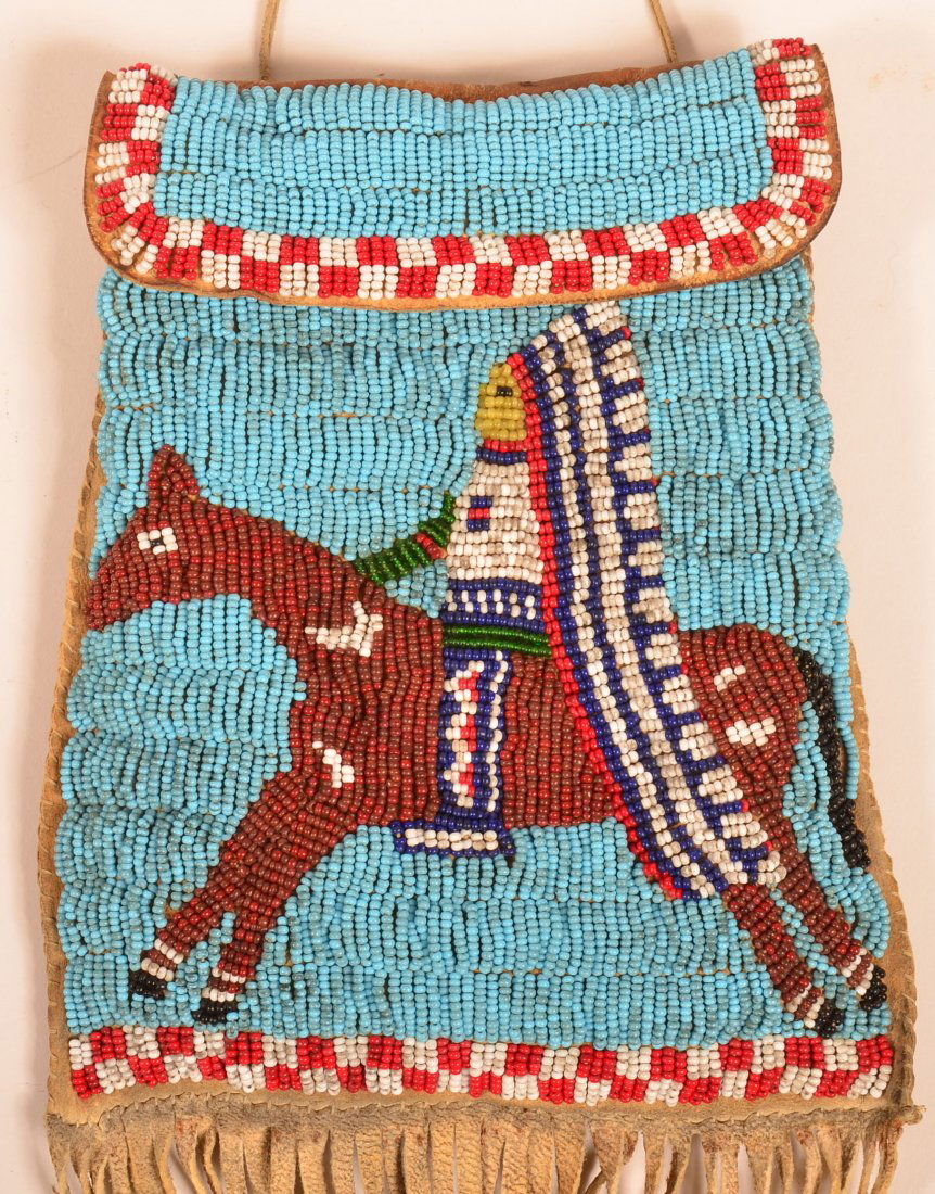 American Indian Beaded Bag (1 of 3)