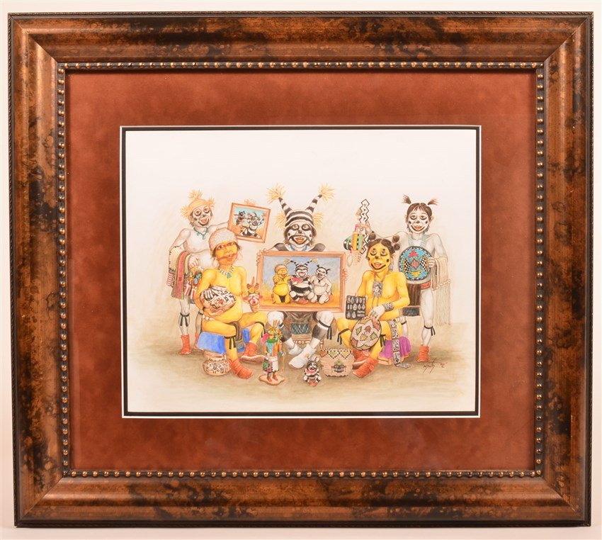 Original Painting for Post Adv "Tuhisma" (1 of 4)