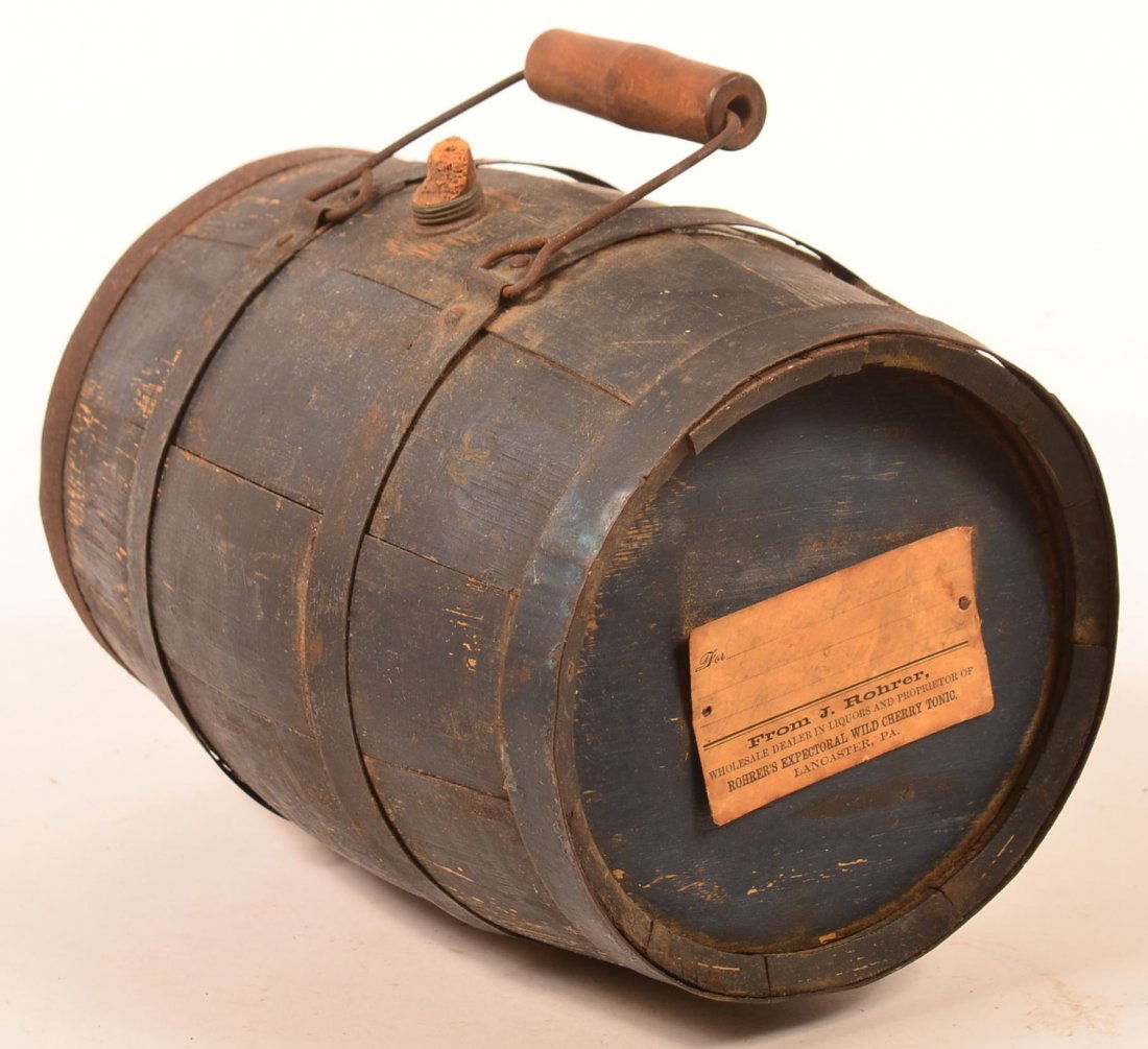 J. Rohrer Barrel-Shaped Container, Lanc.,  PA. (1 of 5)