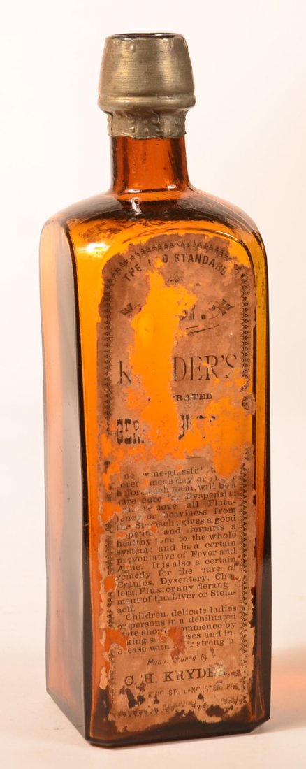 Scarce Kryder's German Bitters, Lancaster, PA. (1 of 3)