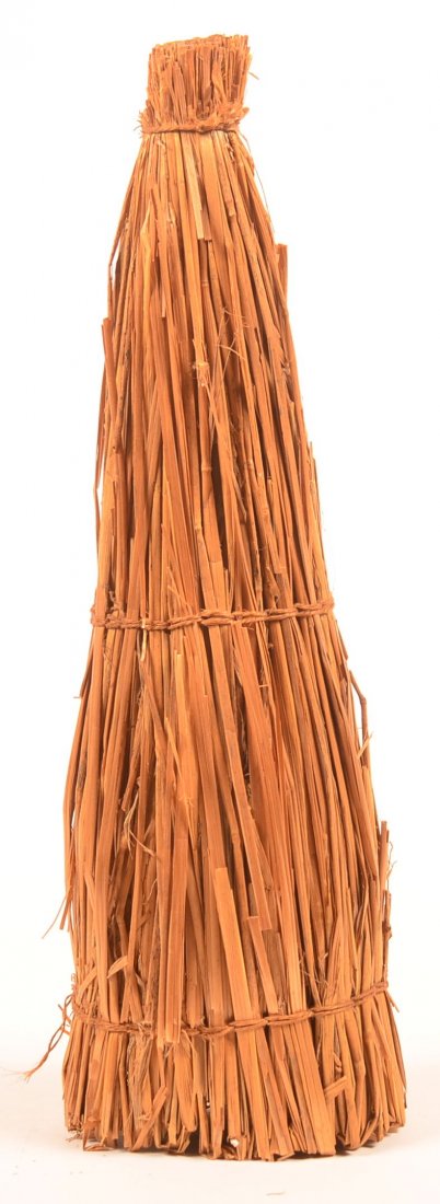 Rare " Straw Bottle Cover" for Shipping.: RARE Early "Straw Cover" to protect Bottle when shipping. 14 1/2" tall. Condition: Good.