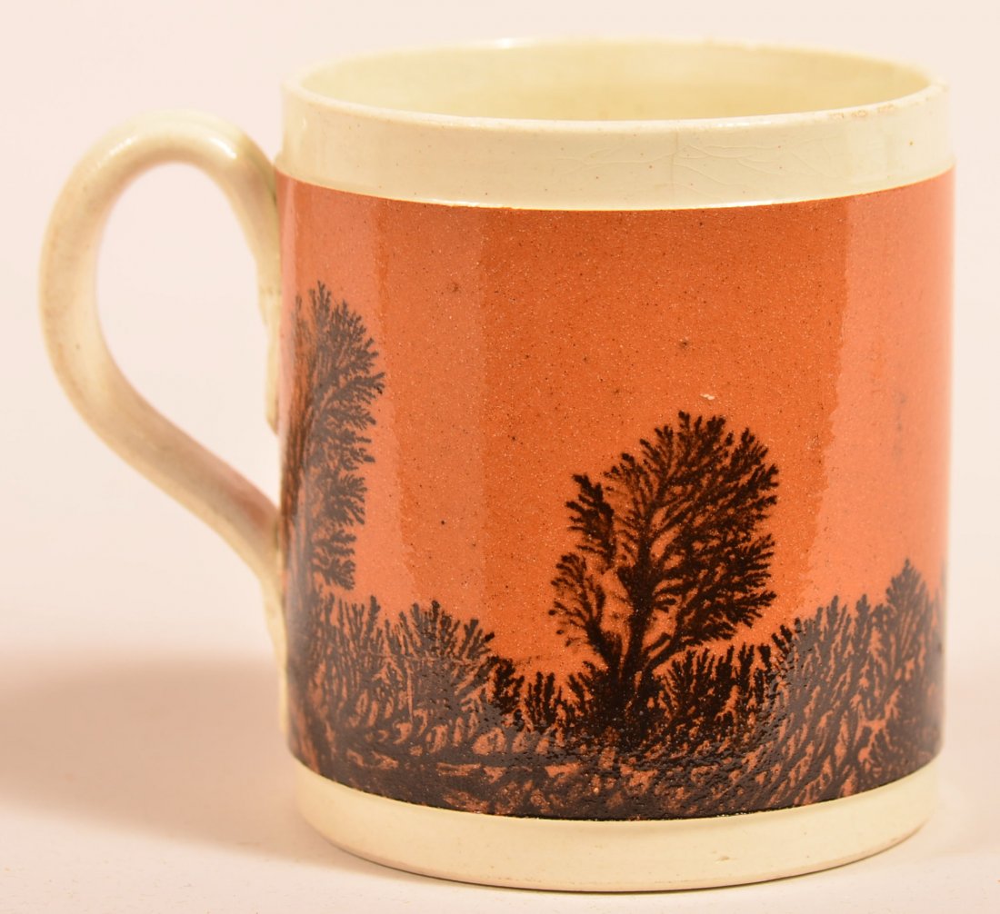 Mocha Decorated Soft Paste China Child's Mug. (1 of 3)