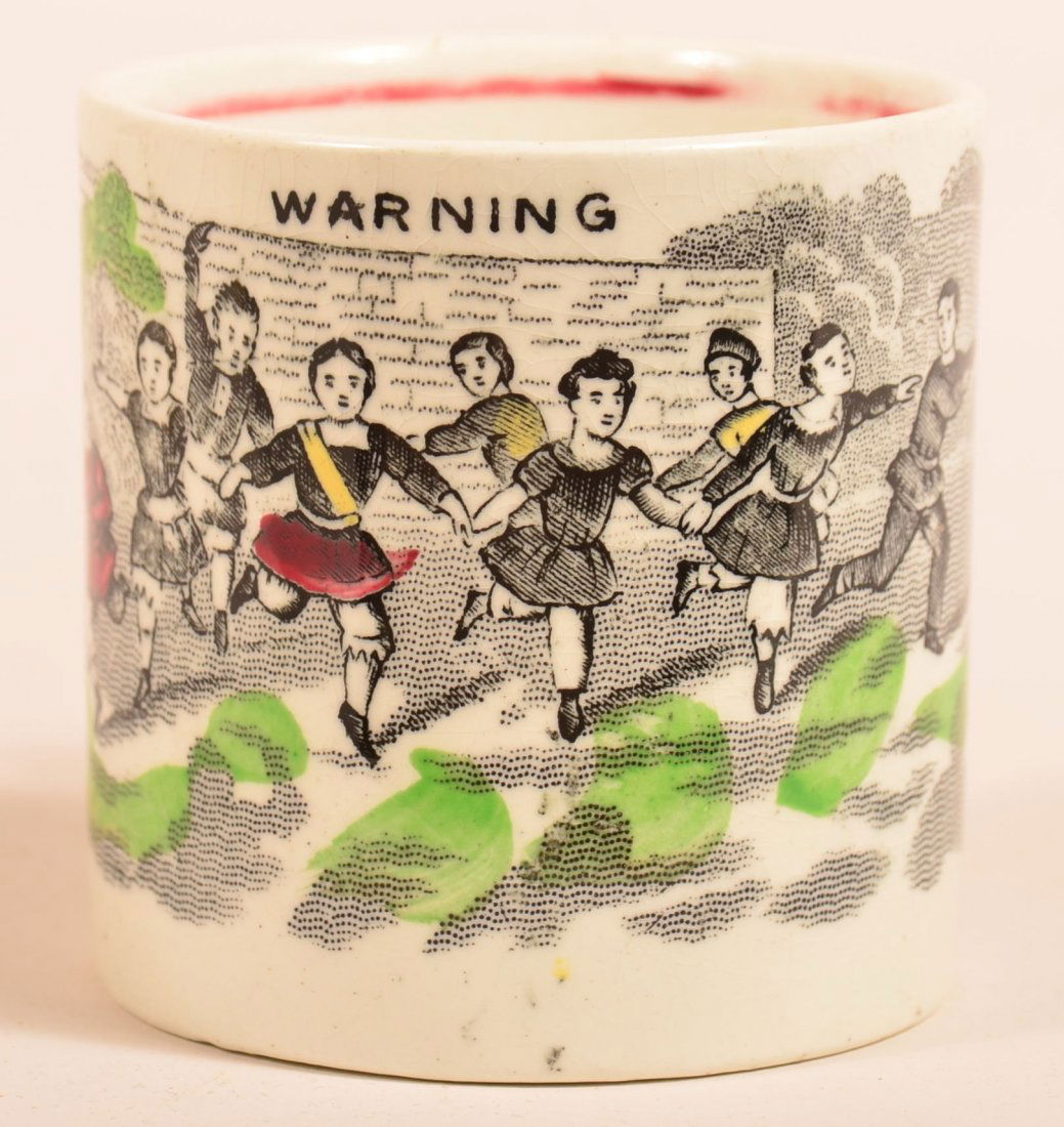 Transfer Decorated Ironstone China Child's Mug. (1 of 2)