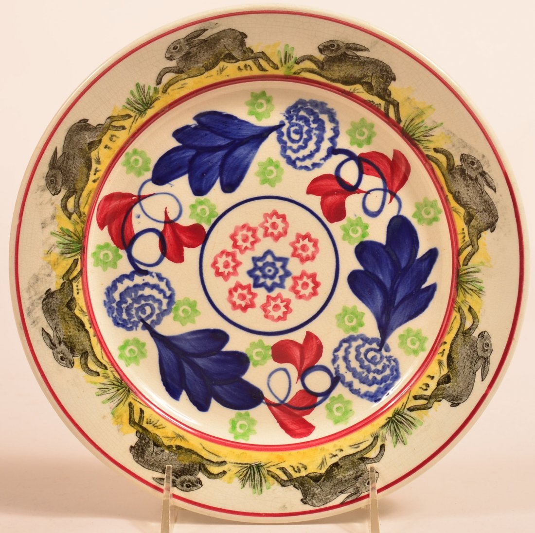 Rabbitware Stick Spatter Ironstone China Plate. (1 of 1)