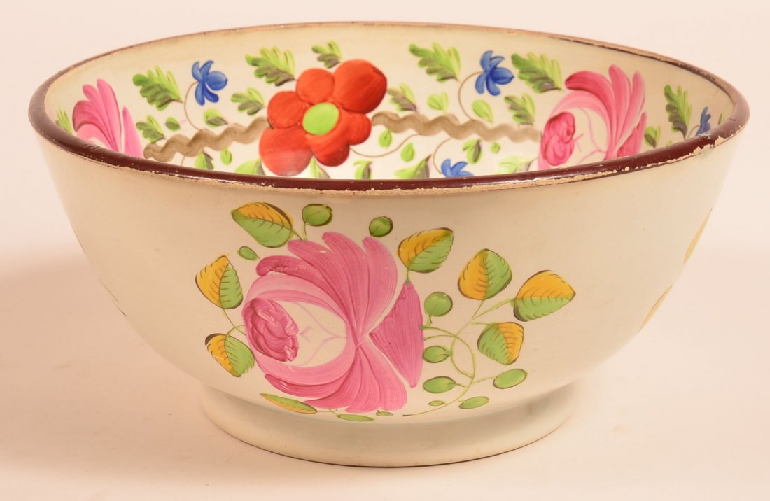 English Queens Rose Soft Paste China Bowl. (1 of 4)