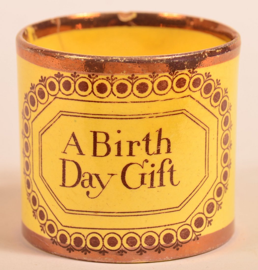 Canary Yellow Lustre China Child's Mug. (1 of 4)