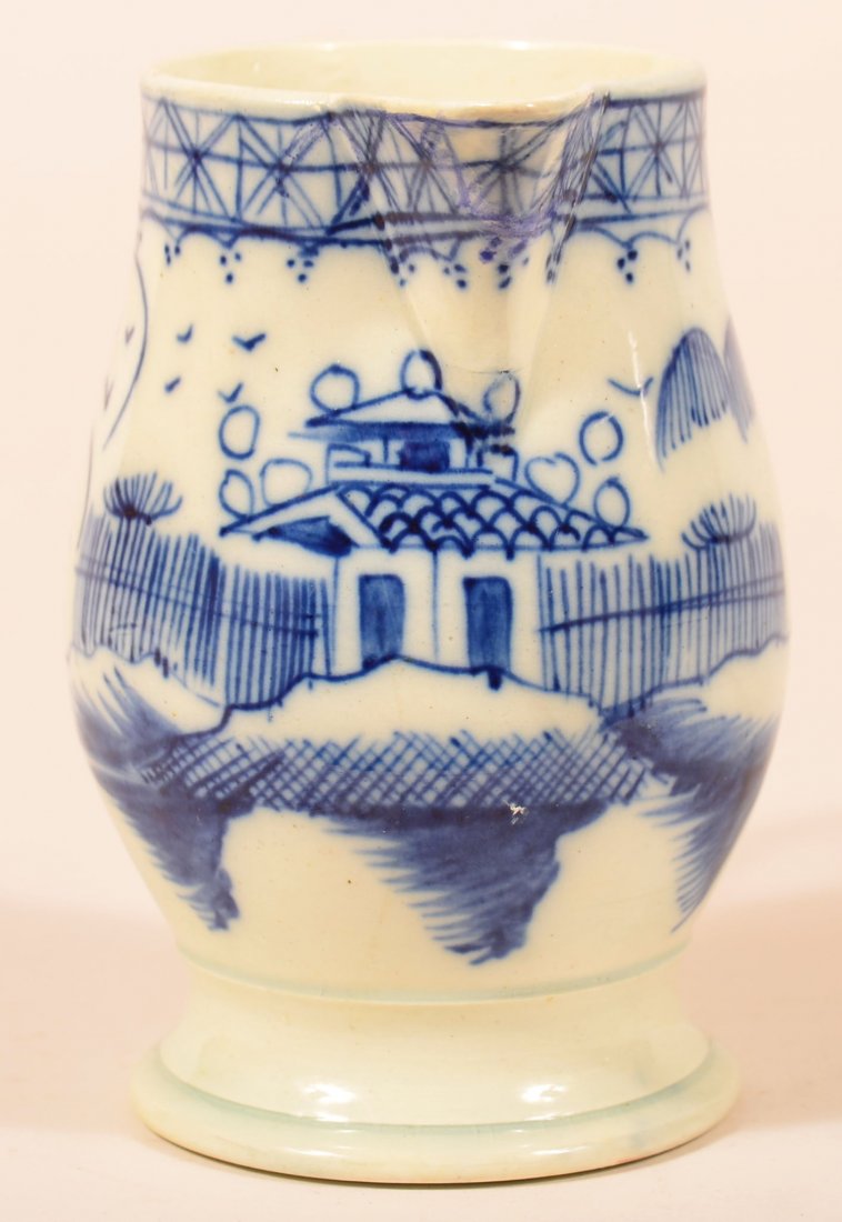 Leeds Soft Paste China Cream Pitcher. (1 of 3)