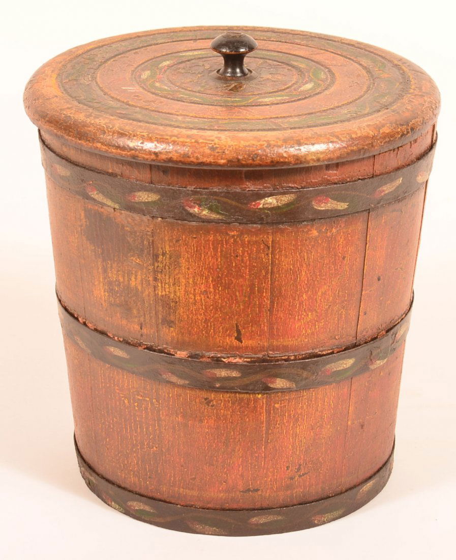 Lehnware Covered Sugar Bucket. (1 of 3)