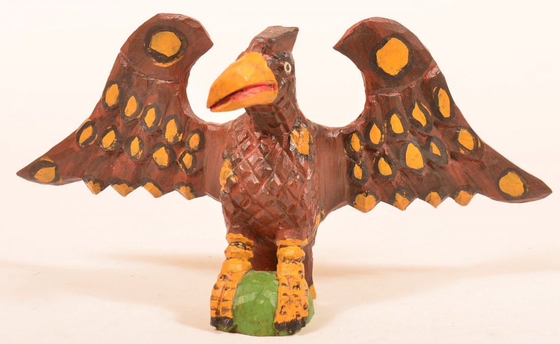 Strawser Shimmel Type Spread Wing Eagle. (1 of 4)