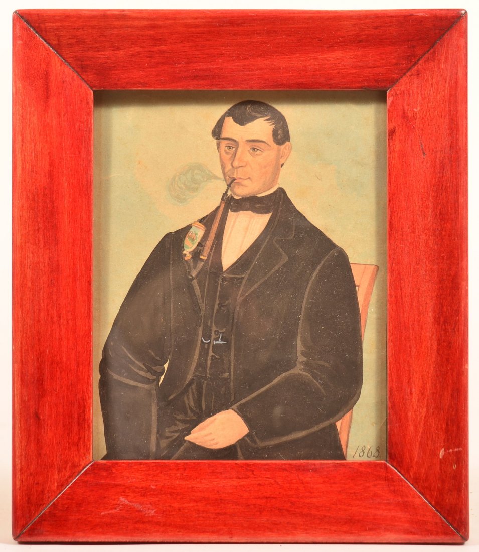 Watercolor Portrait of a Gentleman. (1 of 1)