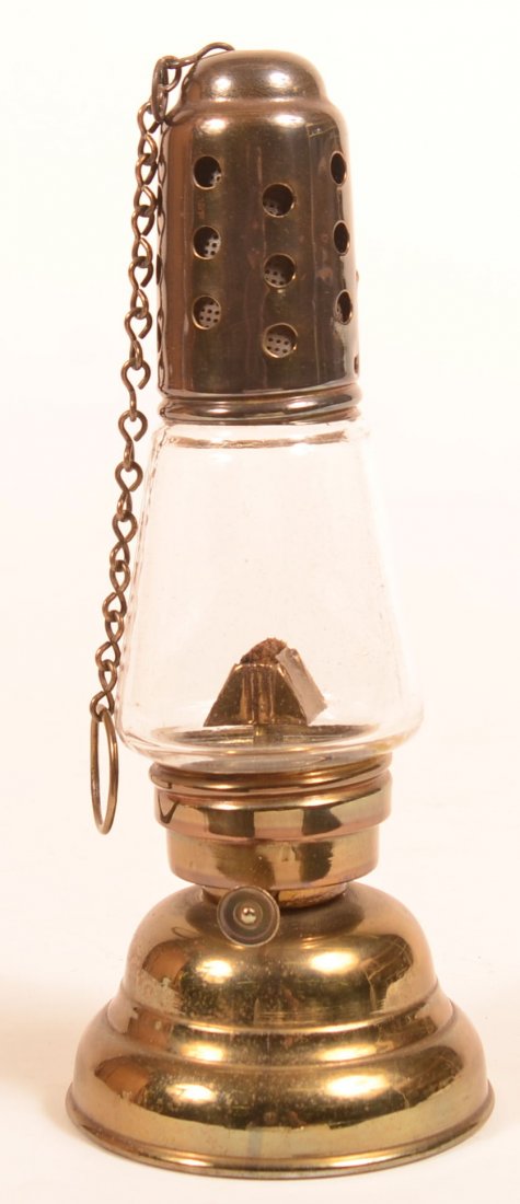 Brass Skater's Lantern Pat. Dec. 24, 1887. (1 of 3)
