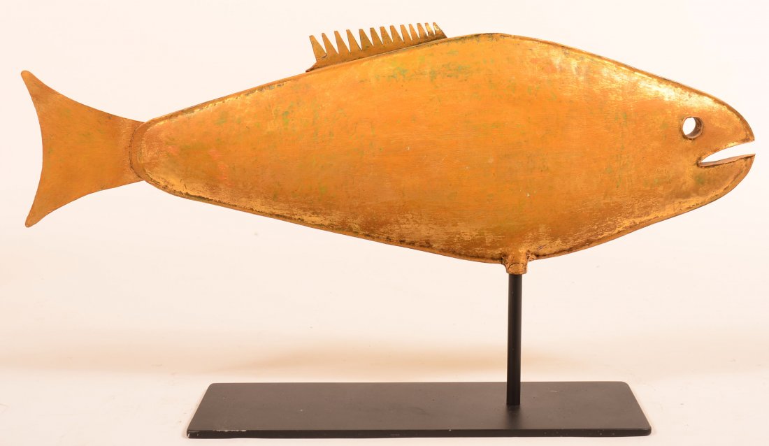 Vintage Copper Fish Weathervane. (1 of 2)