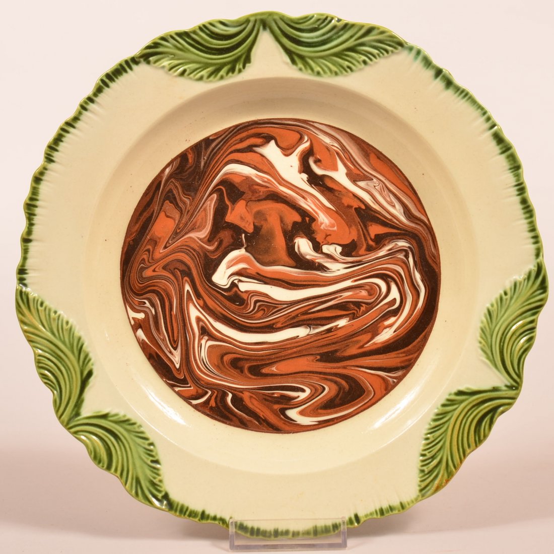 Don G. Carpentier Reproduction Mocha Plate. (1 of 1)