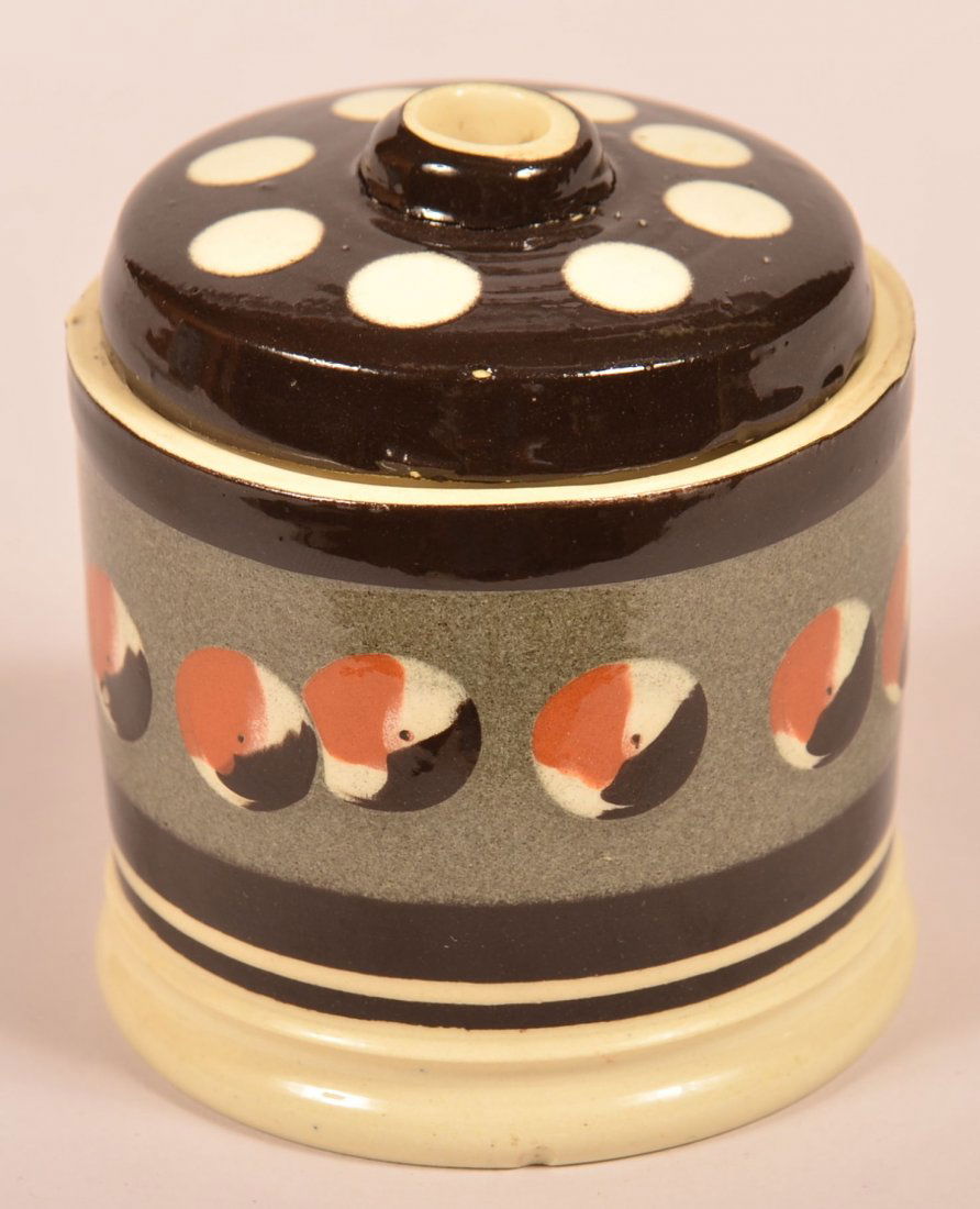 Don G. Carpentier Reproduction Mocha Ink Well. (1 of 3)