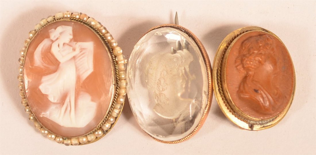 Three Various Antique Cameos. (1 of 2)