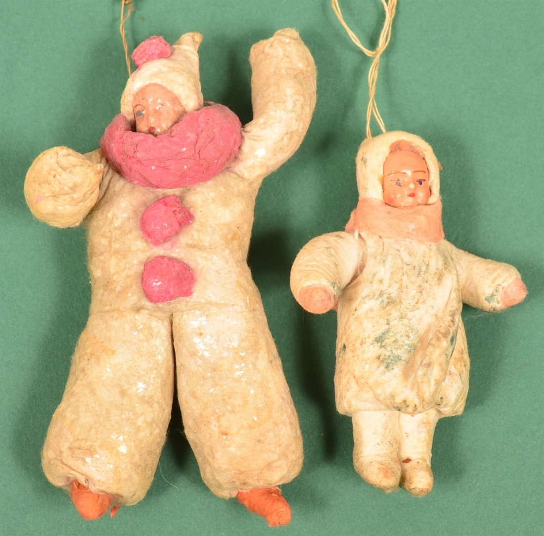 Two Vintage Snow Baby Christmas Ornaments. (1 of 2)