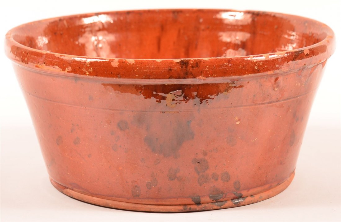 19th C. Pa Redware Fruit Bowl (1 of 3)