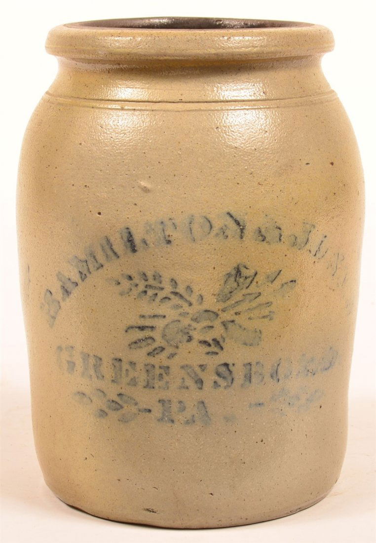 Hamilton & Jones Stoneware Cobalt Canning Jar (1 of 2)