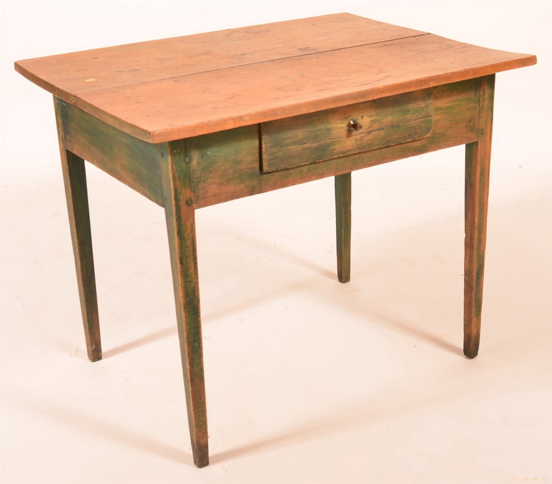19th Century Scrub Top Work Table (1 of 2)