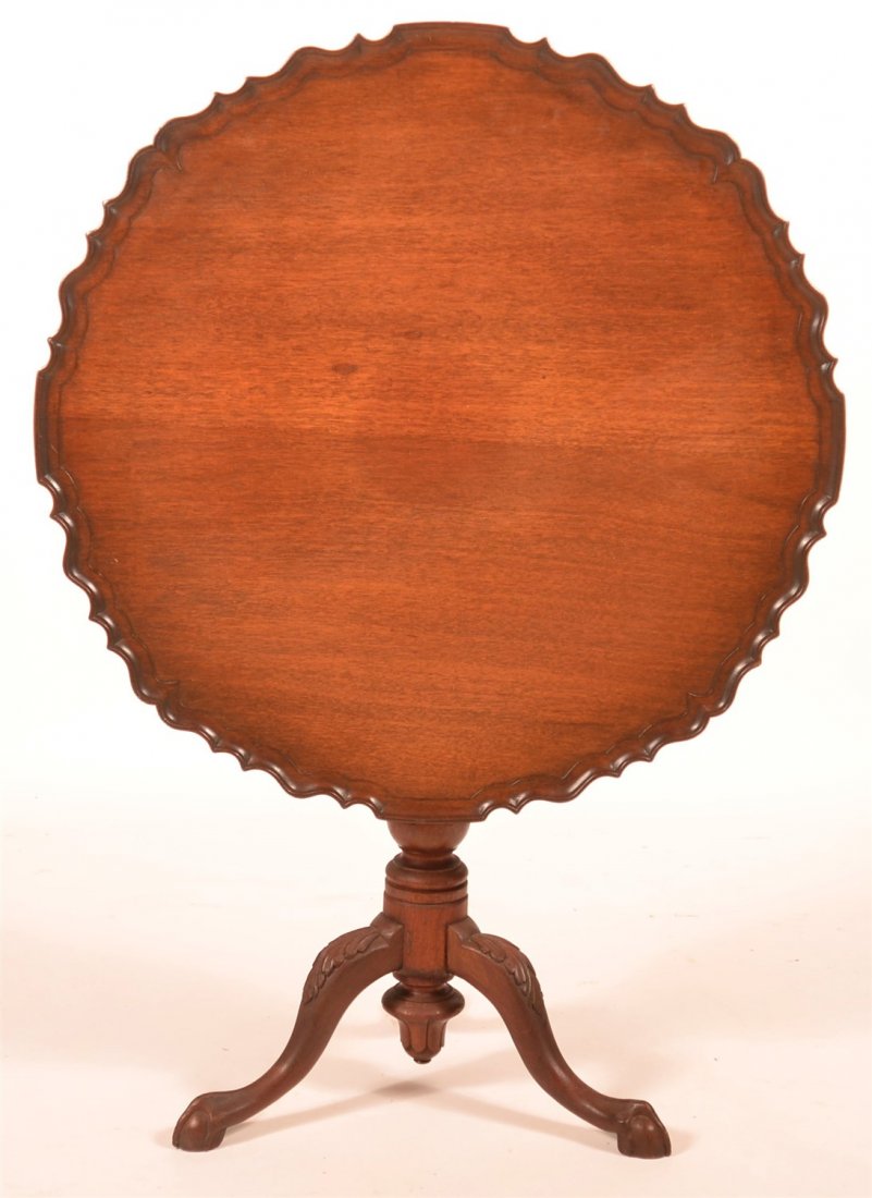 19th Century Large Mahogany Tilt Top Table (1 of 3)