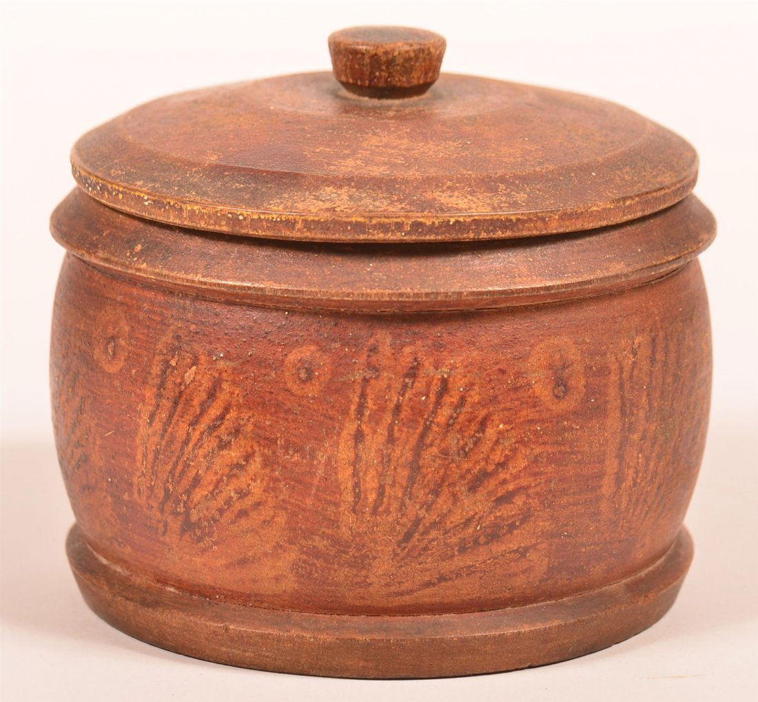 Lancaster Co. Sponge Paint Covered Sugar Bowl. (1 of 3)