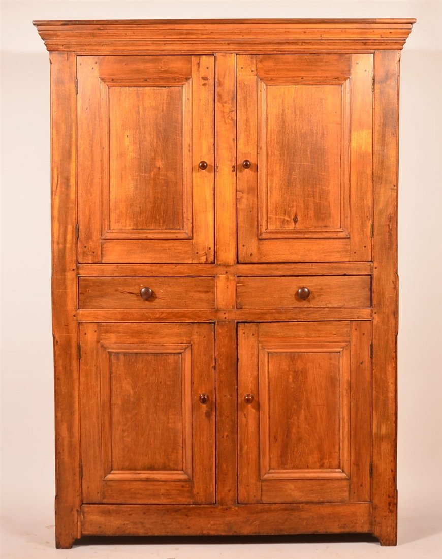 Unusual Pennsylvania Walnut Cupboard. (1 of 2)