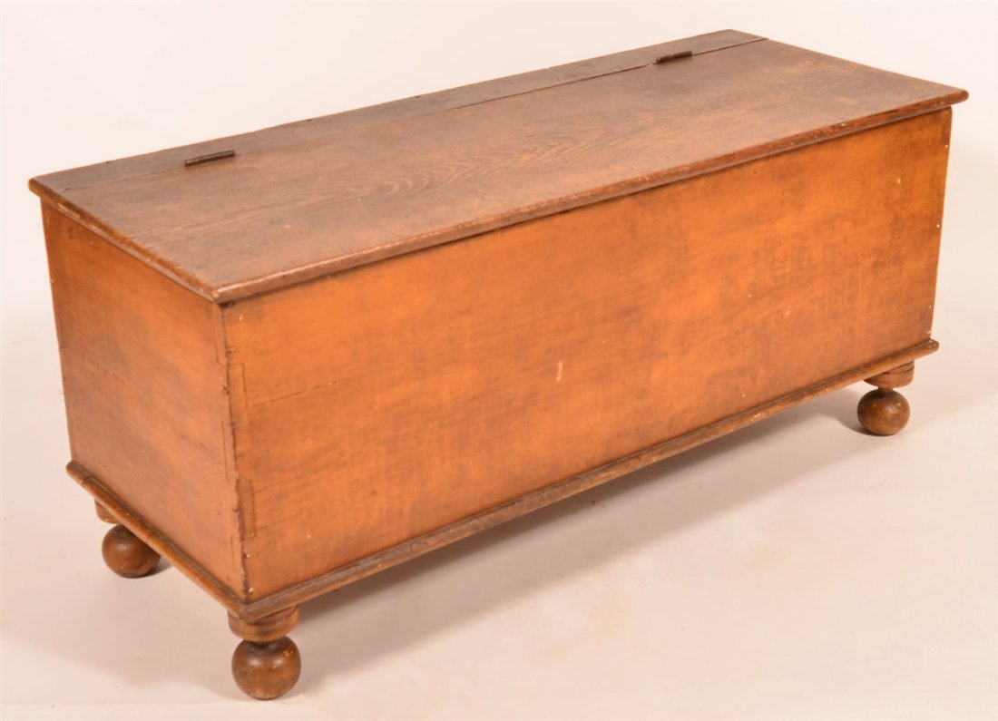 Pennsylvania Softwood Grain Paint Decorated Wood Box (1 of 2)