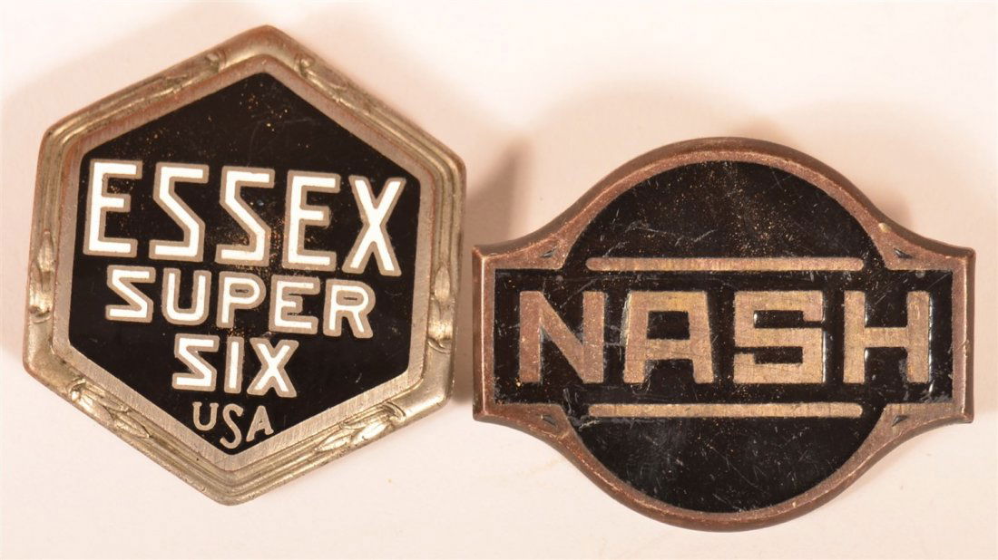Enamel Automobile Radiator Badge Emblems. (1 of 2)