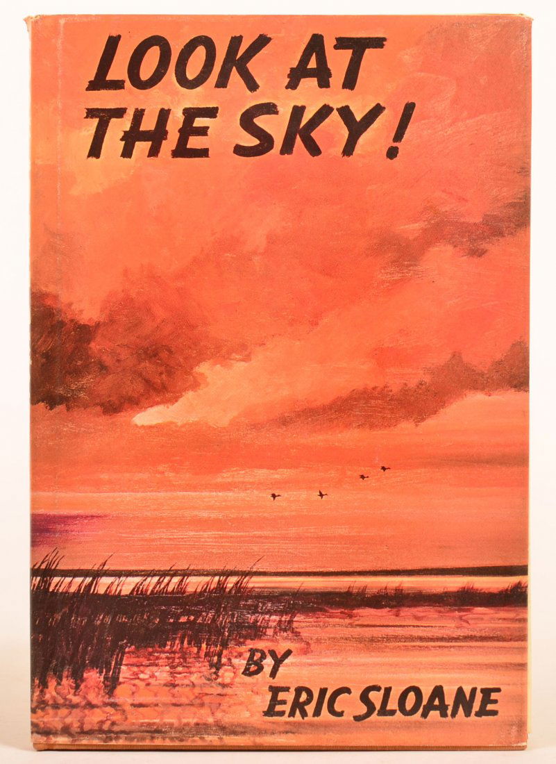 (1 vol) Signed Eric Sloane Book with Drawing (1 of 2)