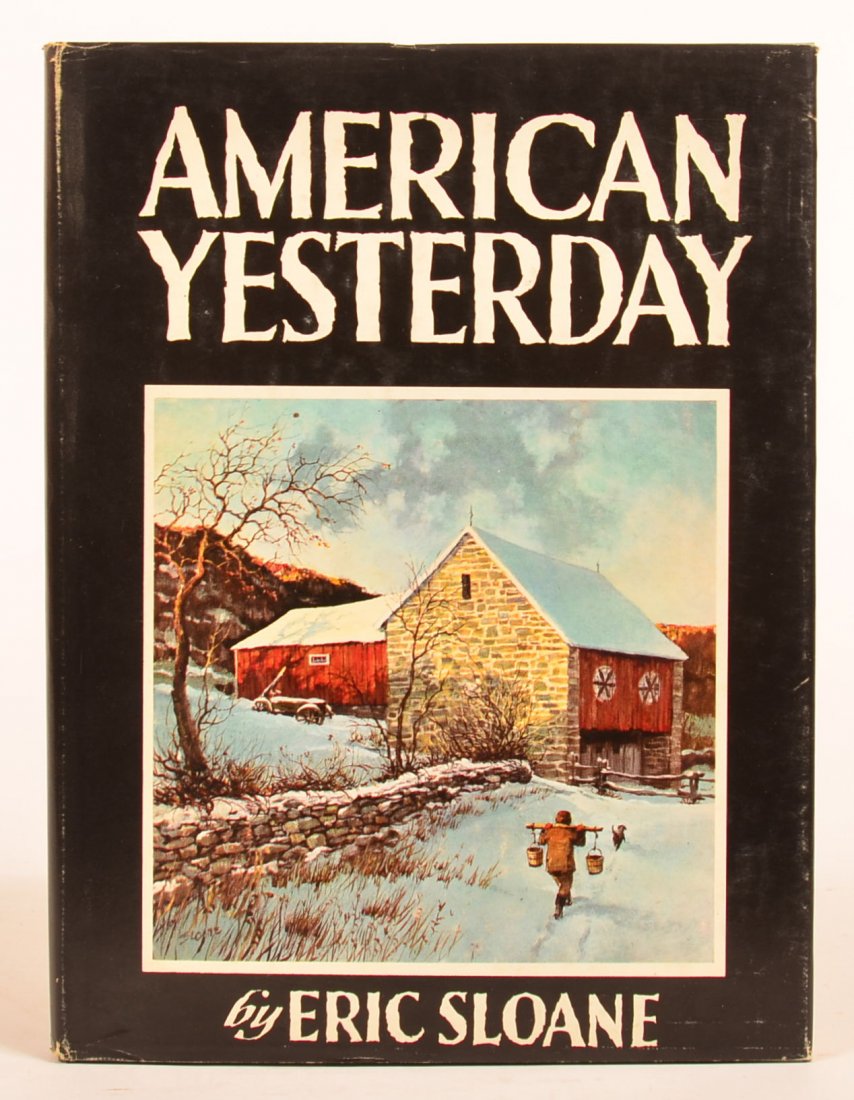 (1 vol) Signed Eric Sloane Book with Drawing (1 of 2)