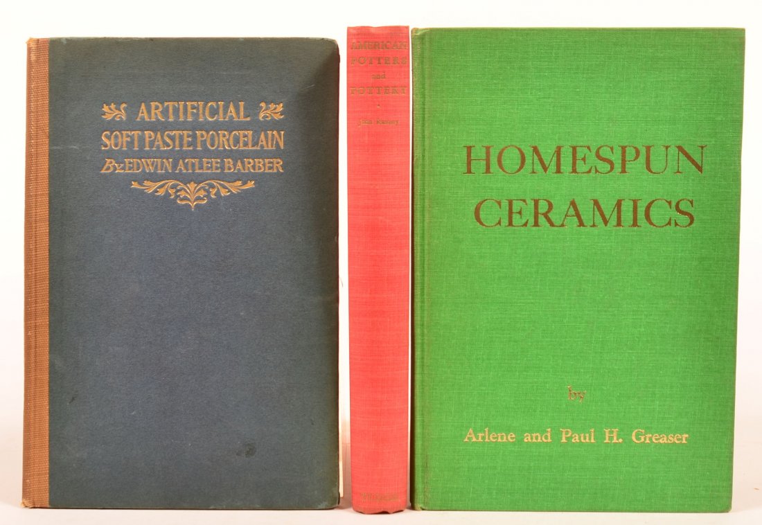 (3 vols) Books on Porcelain Ceramics & Pottery (1 of 1)