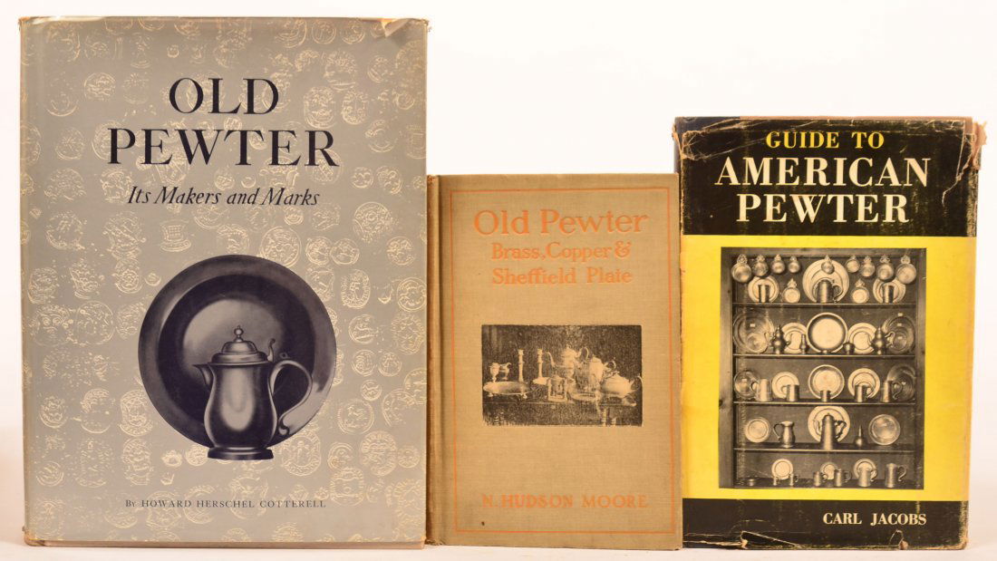 (3 vols) Books on Pewter (1 of 1)