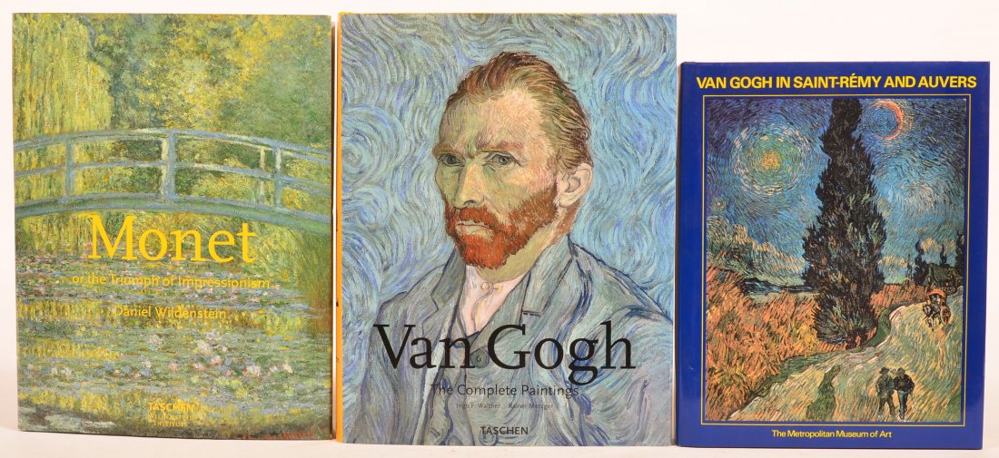 (3 vols) Books on Monet & Van Gogh (1 of 1)