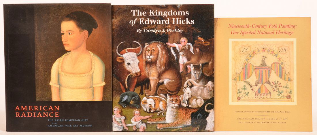 (3 vols) Books on American Folk Art (1 of 1)