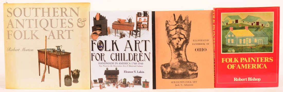 (4 vols) Books on American Folk Art (1 of 1)