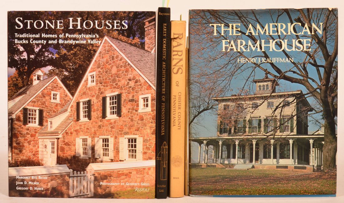 (5 vols) Books on Early American Architecture (1 of 1)