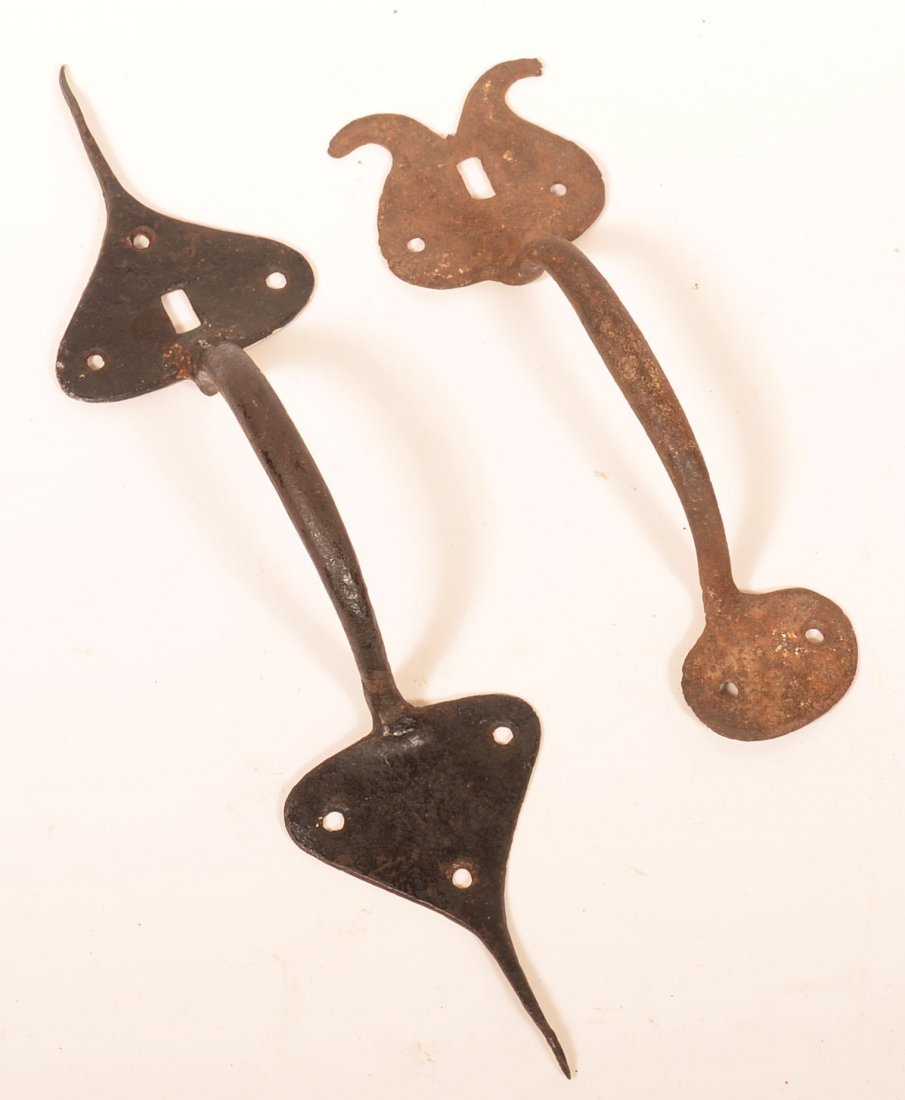 Two 18th/19th Century Door Handles. (1 of 2)