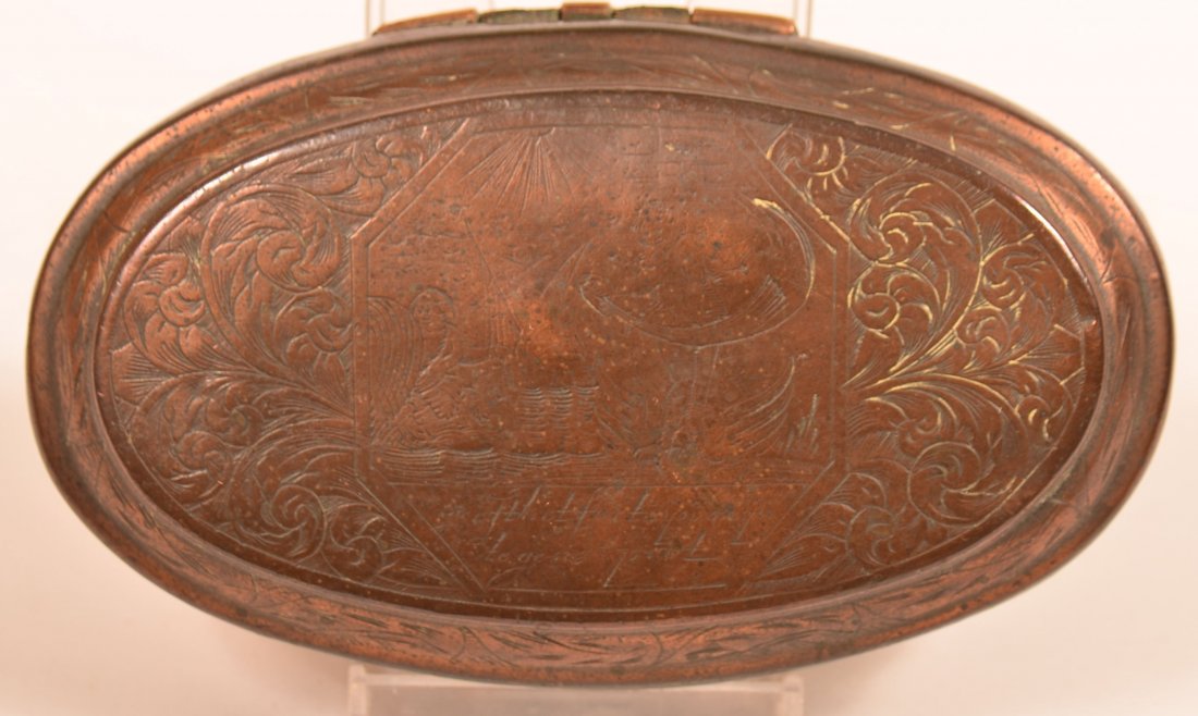 Copper Tobacco Box. (1 of 3)