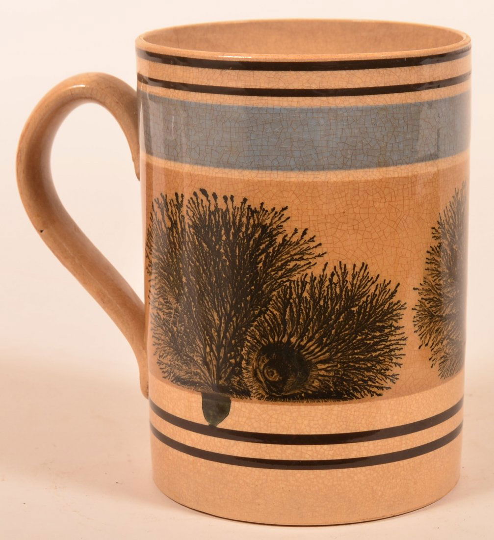 Seaweed Mocha Decorated China Mug. (1 of 4)