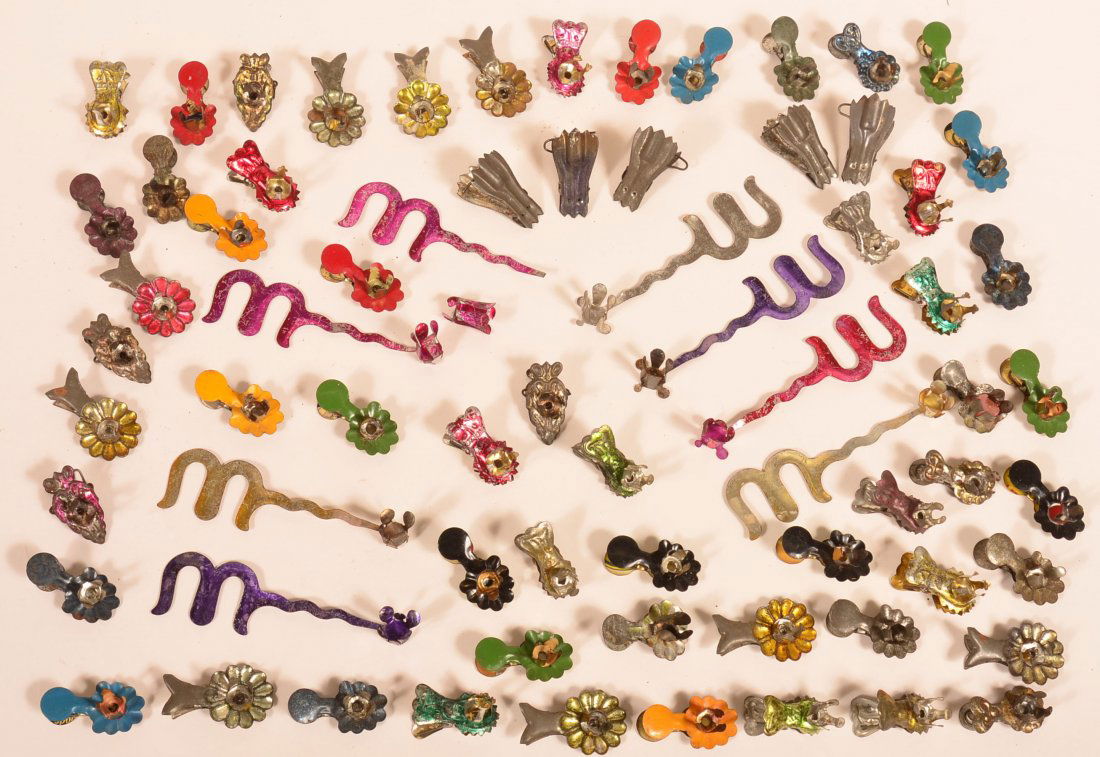 70 Various Clip On Christmas Candle Holders. (1 of 1)